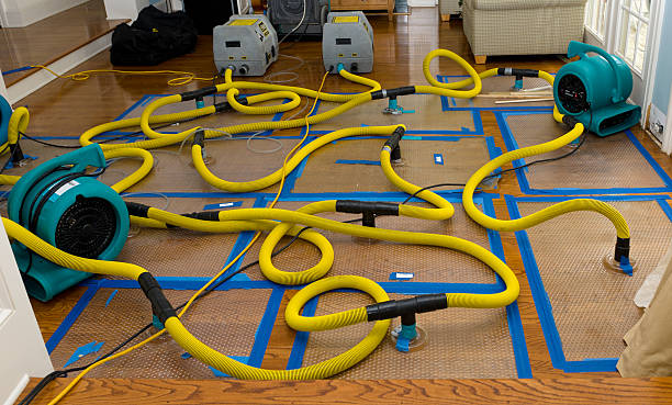 Professional Crawl Space Water Removal technician working in McHenry, MS
